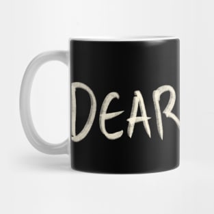 Hand Drawn Dear God Mug